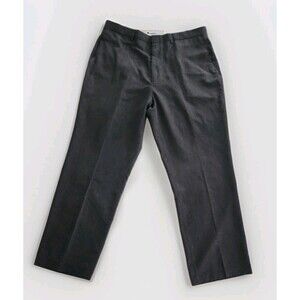 Haggar Men's Gray Millennium Plainweave Dress Pants 38 x 31 Classic American Fit